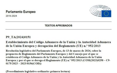 Establecimiento del Código Aduanero de la Unión y la Autoridad Aduanera de la Unión Europea y derogación del Reglamento (UE) n.º 952/2013